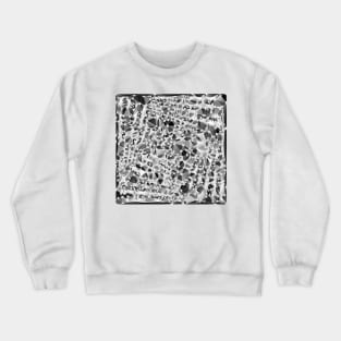 square small spiral Crewneck Sweatshirt